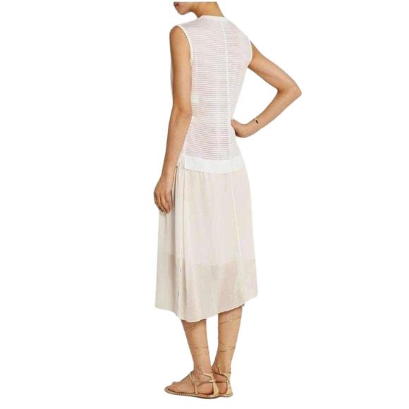 Nina Ricci - White Wool & Silk Dress - L